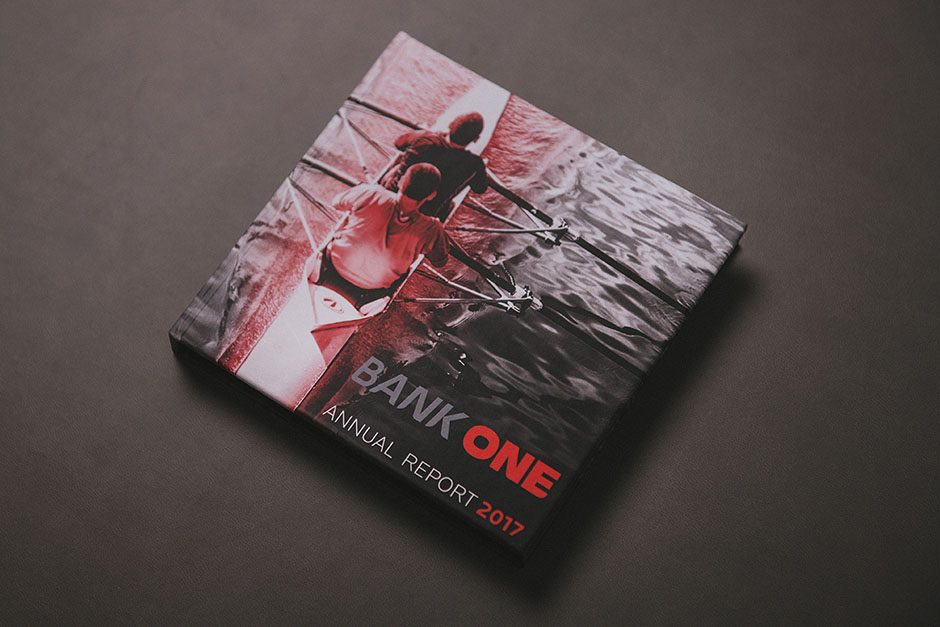Bank One CD case, printed by Précigraph