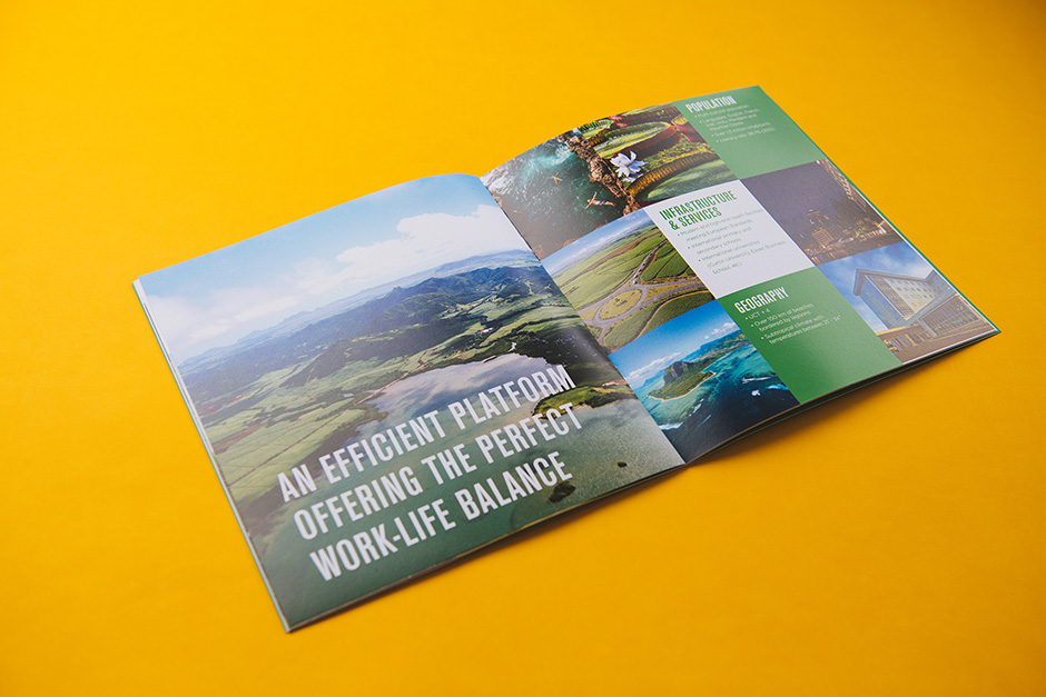 Ferney LIfe Science Hub brochure, printed by Précigraph