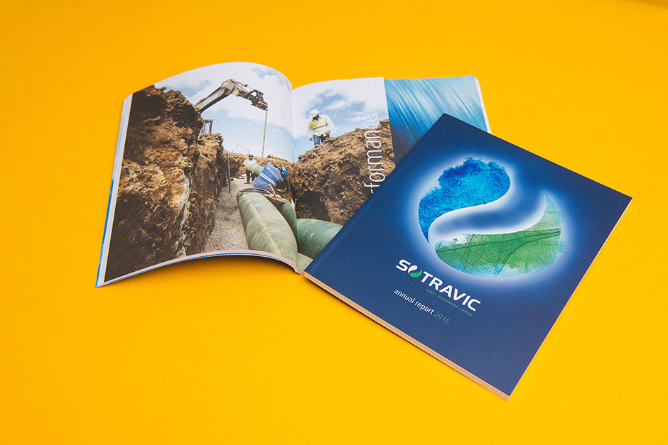 Sotravic Annual Report printed by Précigraph