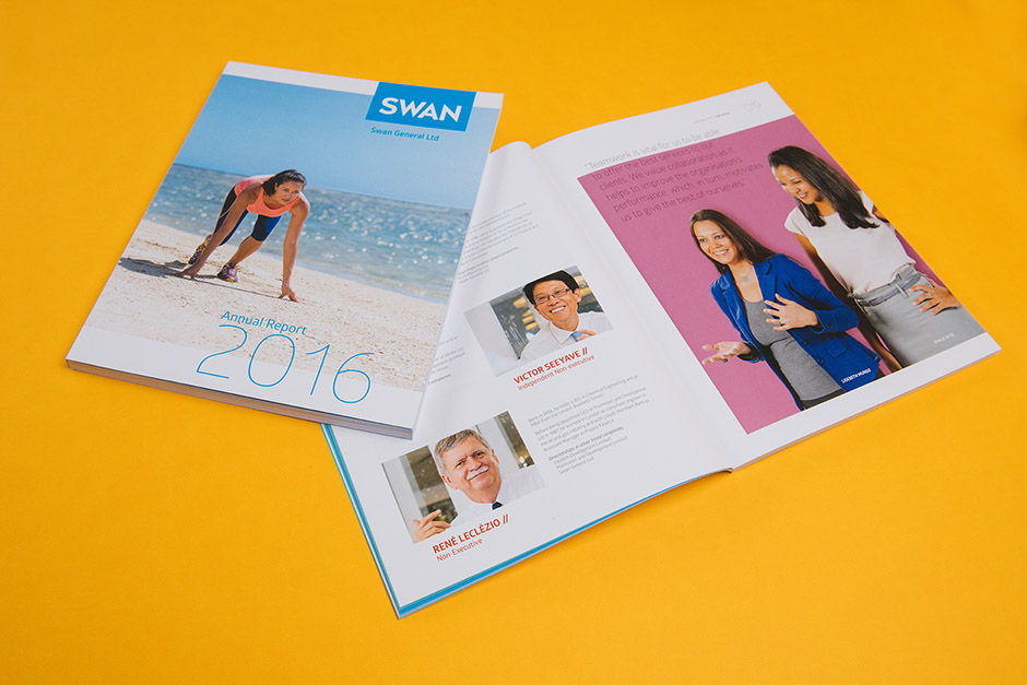 Swan Life, Swan General Annual Report printed by Précigraph