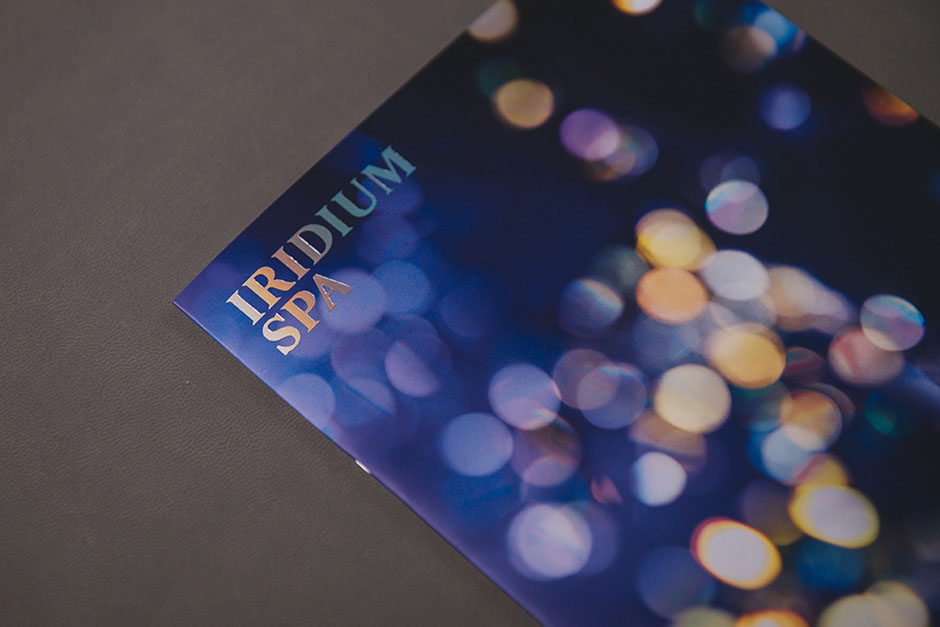 Iridium Spa brochure, St Regis Mauritius, printed by Précigraph